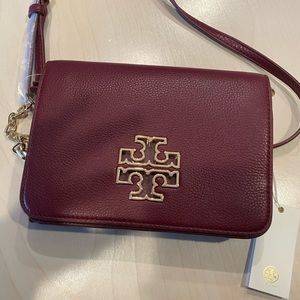 Tory Burch leather long strap bag